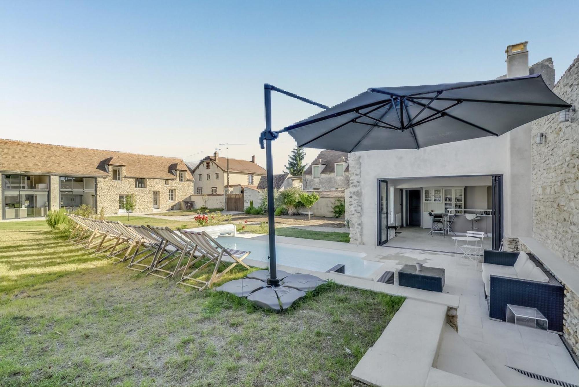 Incroyable Villa A Amponville Avec Piscine Privee. Bagian luar foto